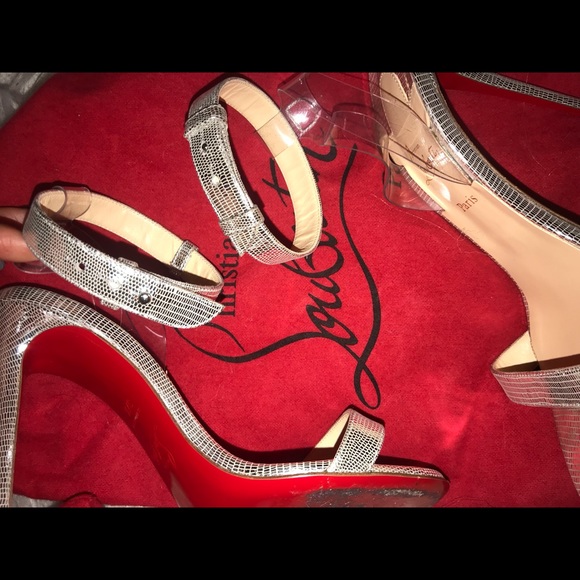 Jonatina Embossed Red Sole Sandal (SOLD) - Picture 4 of 4